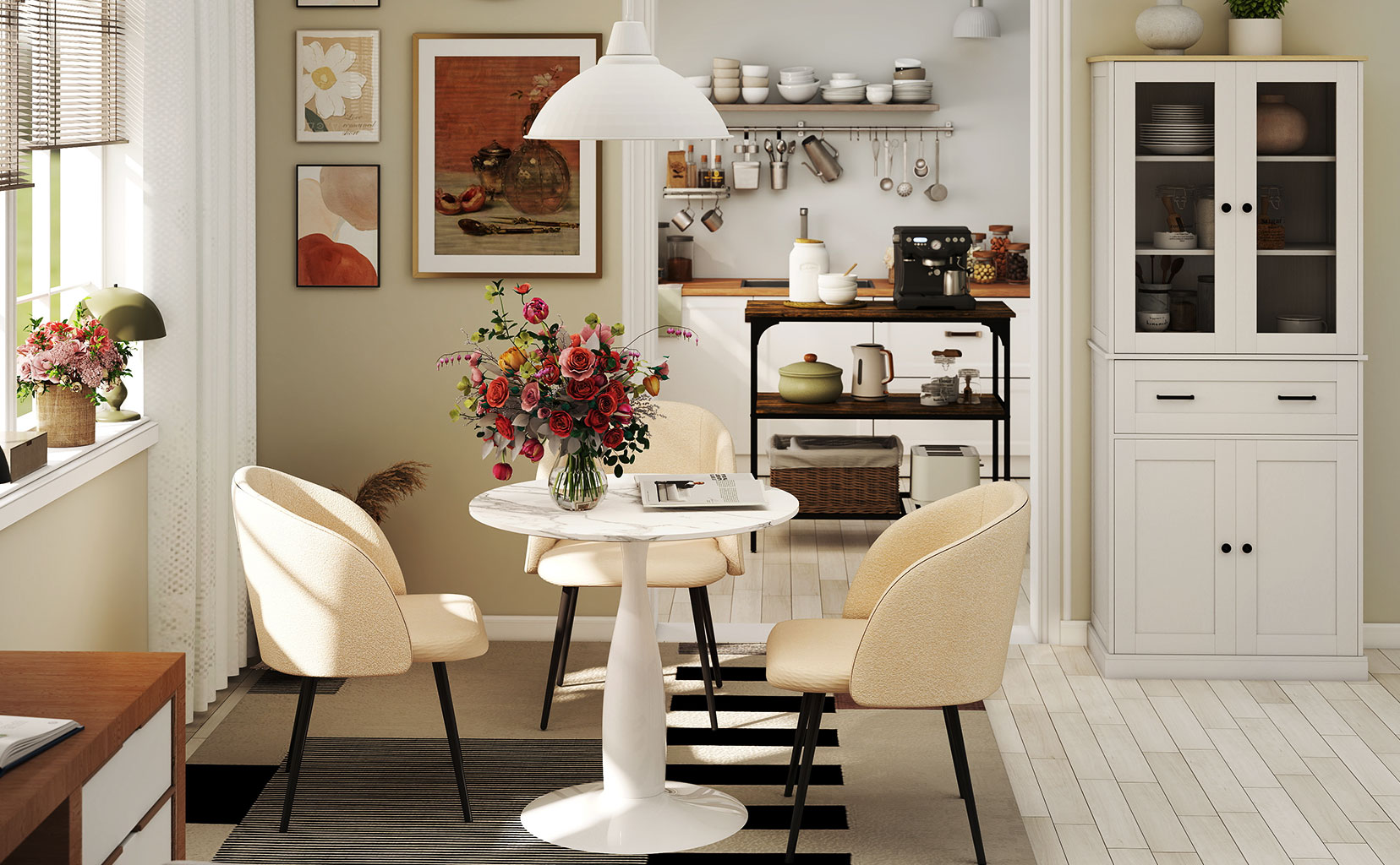 Przytulny kącik jadalny na codzienne chwile