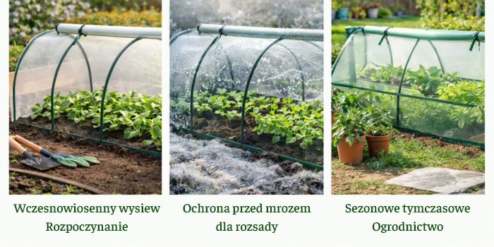 Szklarnia ogrodowa do rozsady