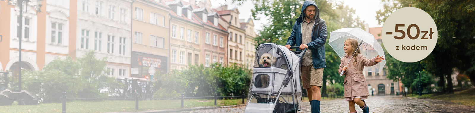 Deszczowy niezbędnik pupila