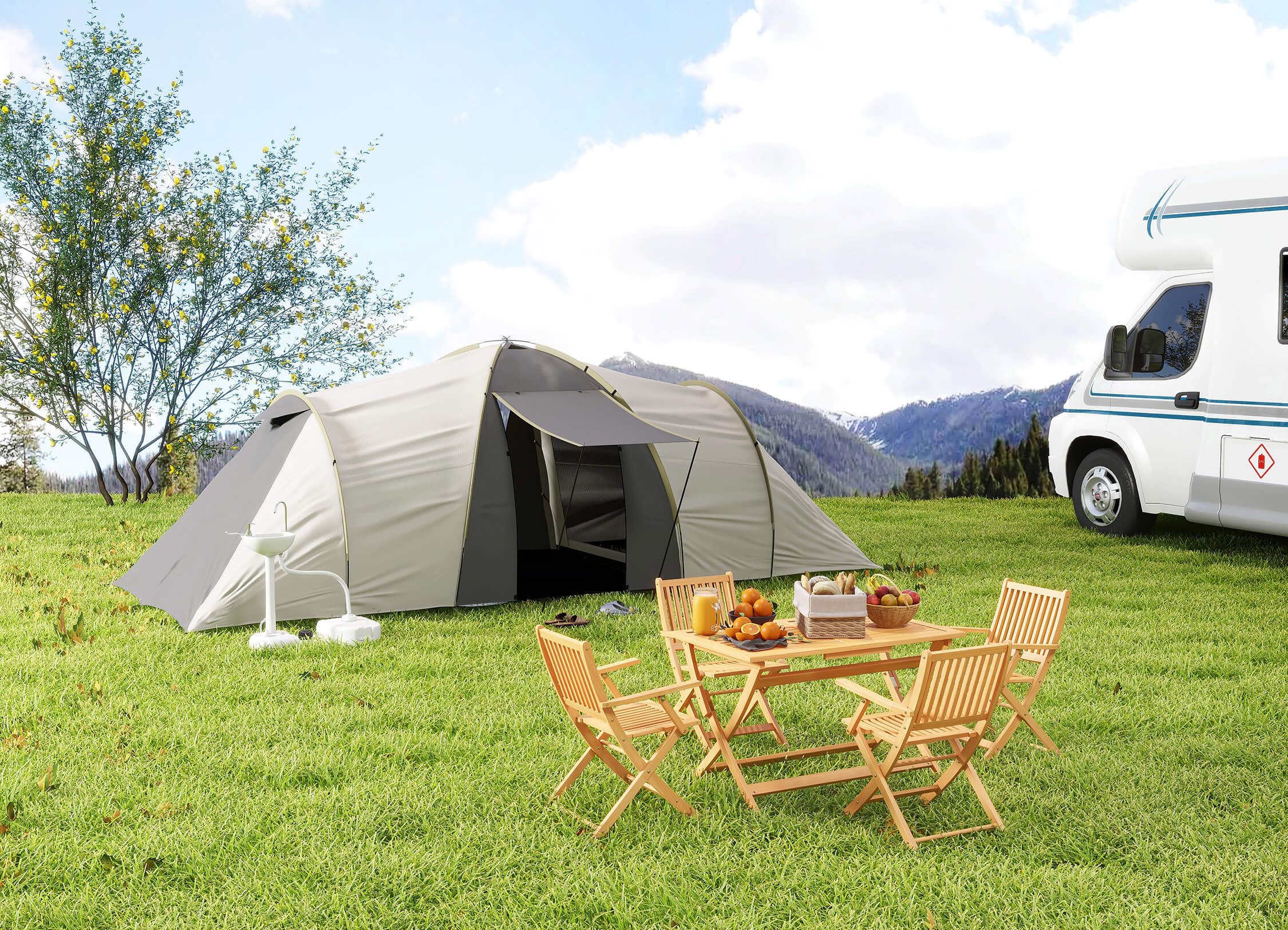 Omarm de rust van de natuur