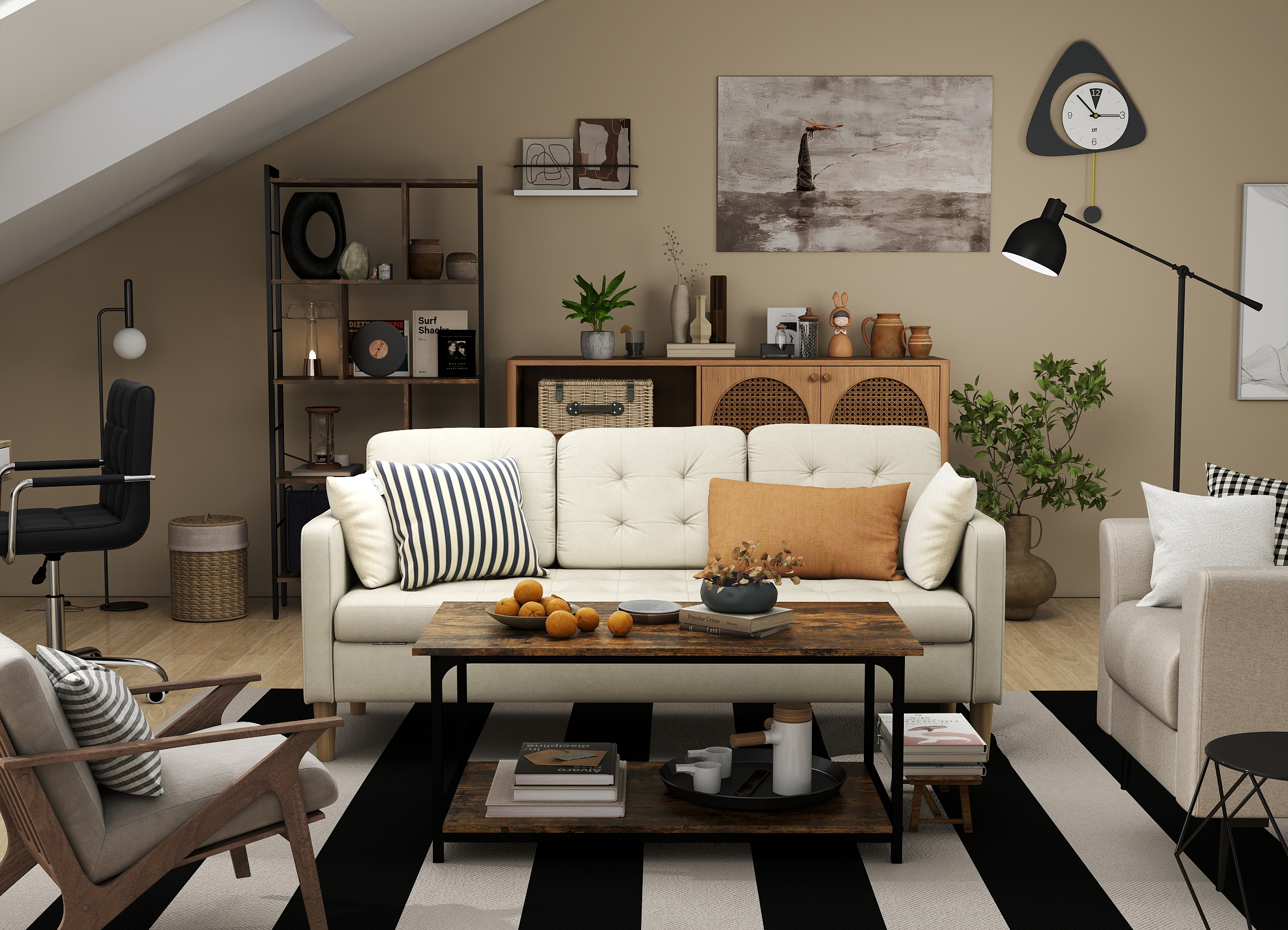 Creëer een multifunctionele woonkamer