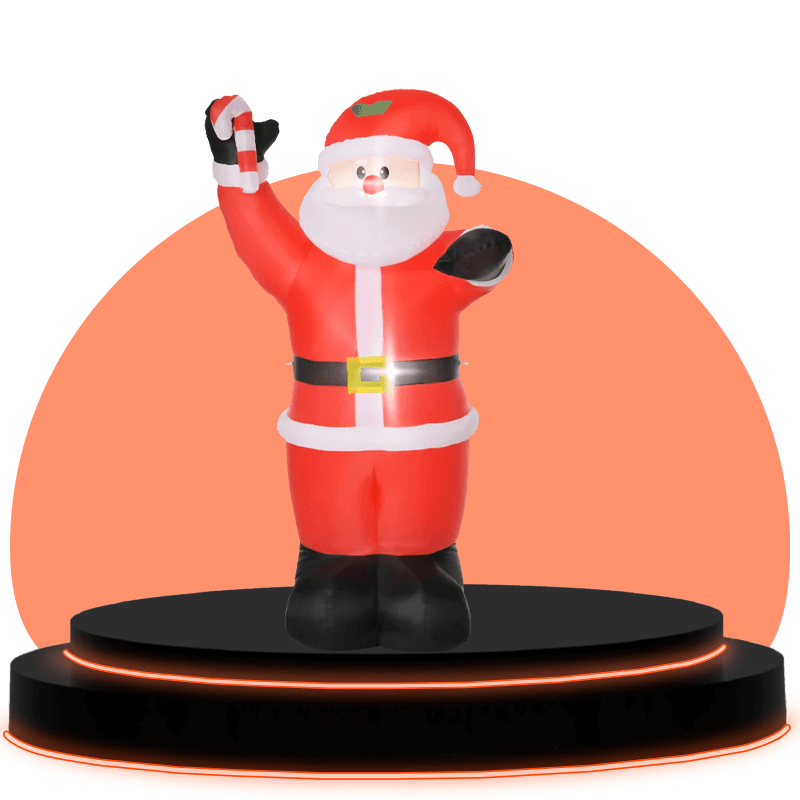 Opblaasbare kerstdecoraties