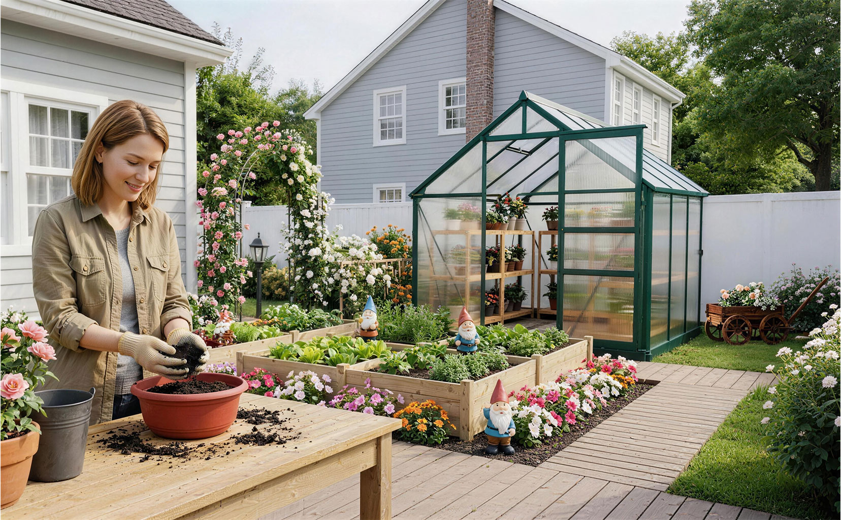 Waar de tuin met zorg groeit