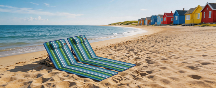 Strandstoelen voor een comfortabele pauze