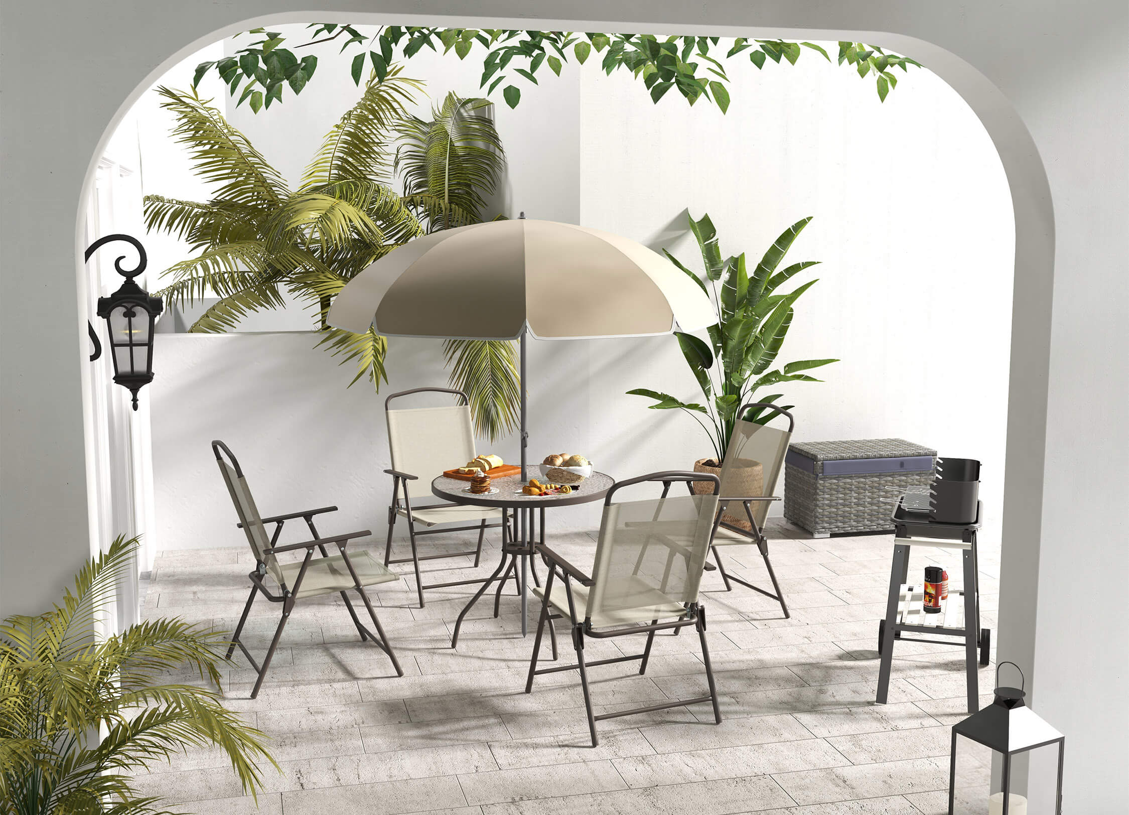 Relax e ordine, anche all'aperto