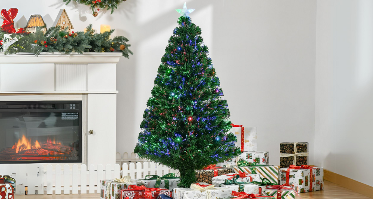 Alberi di Natale con luci