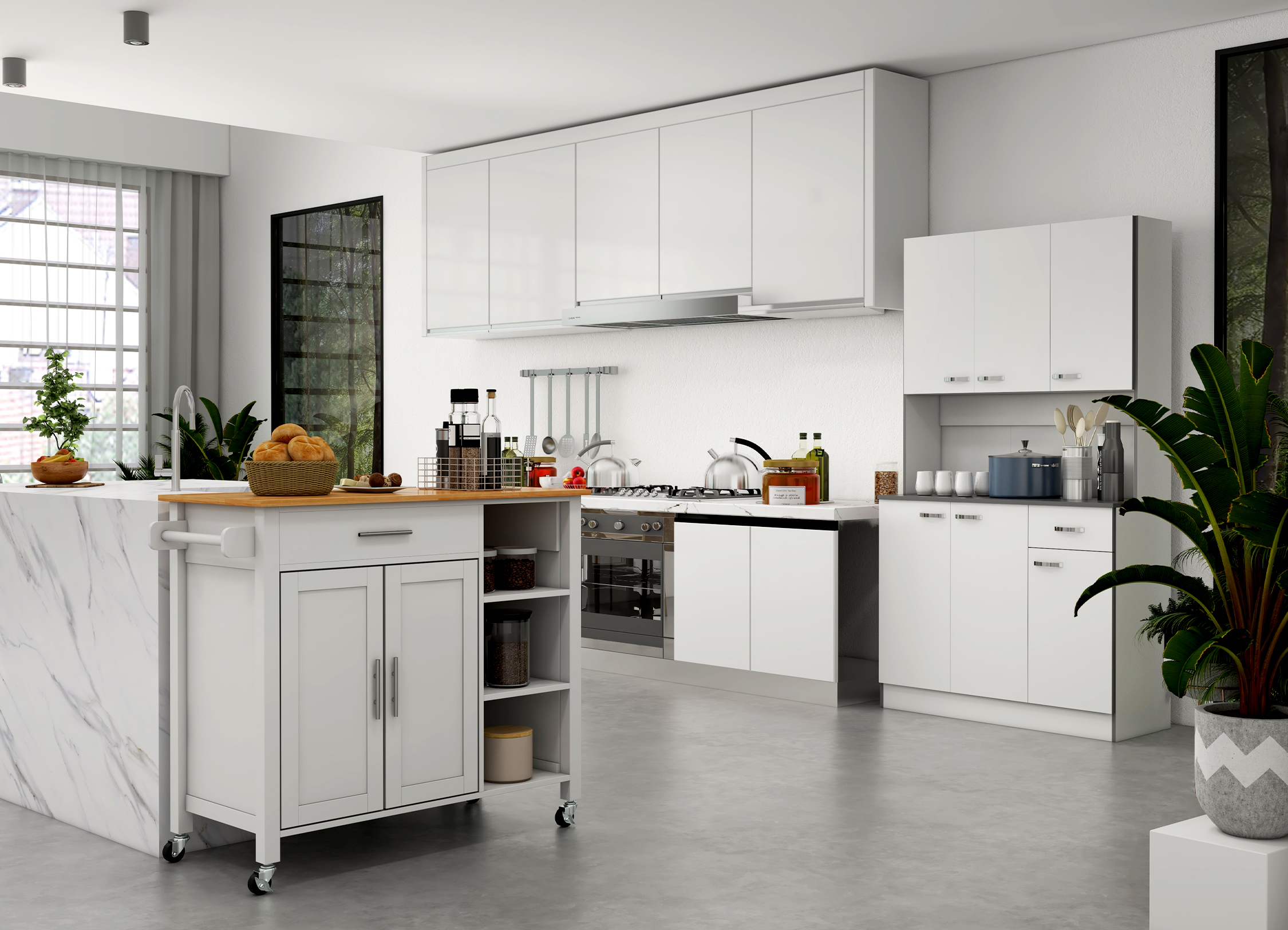 Tutto lo spazio che vuoi in cucina