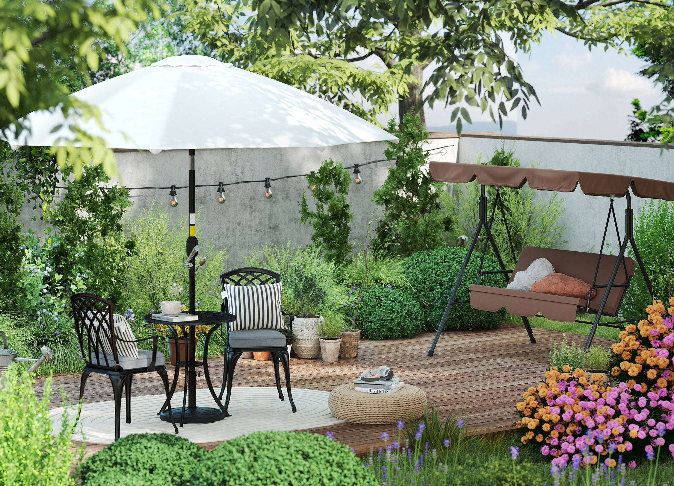 Il tuo angolo di pace in uno spazio all'aperto