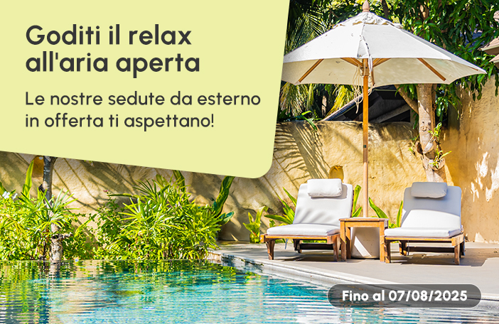 Non trascurare il relax all'aria aperta