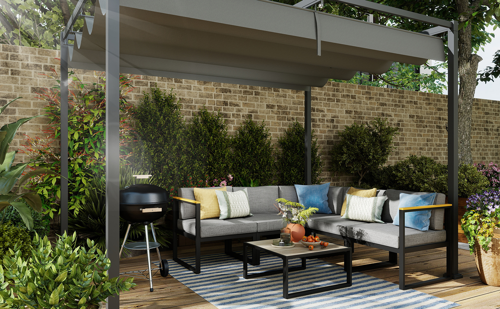 Abbraccia il chilling all'aperto