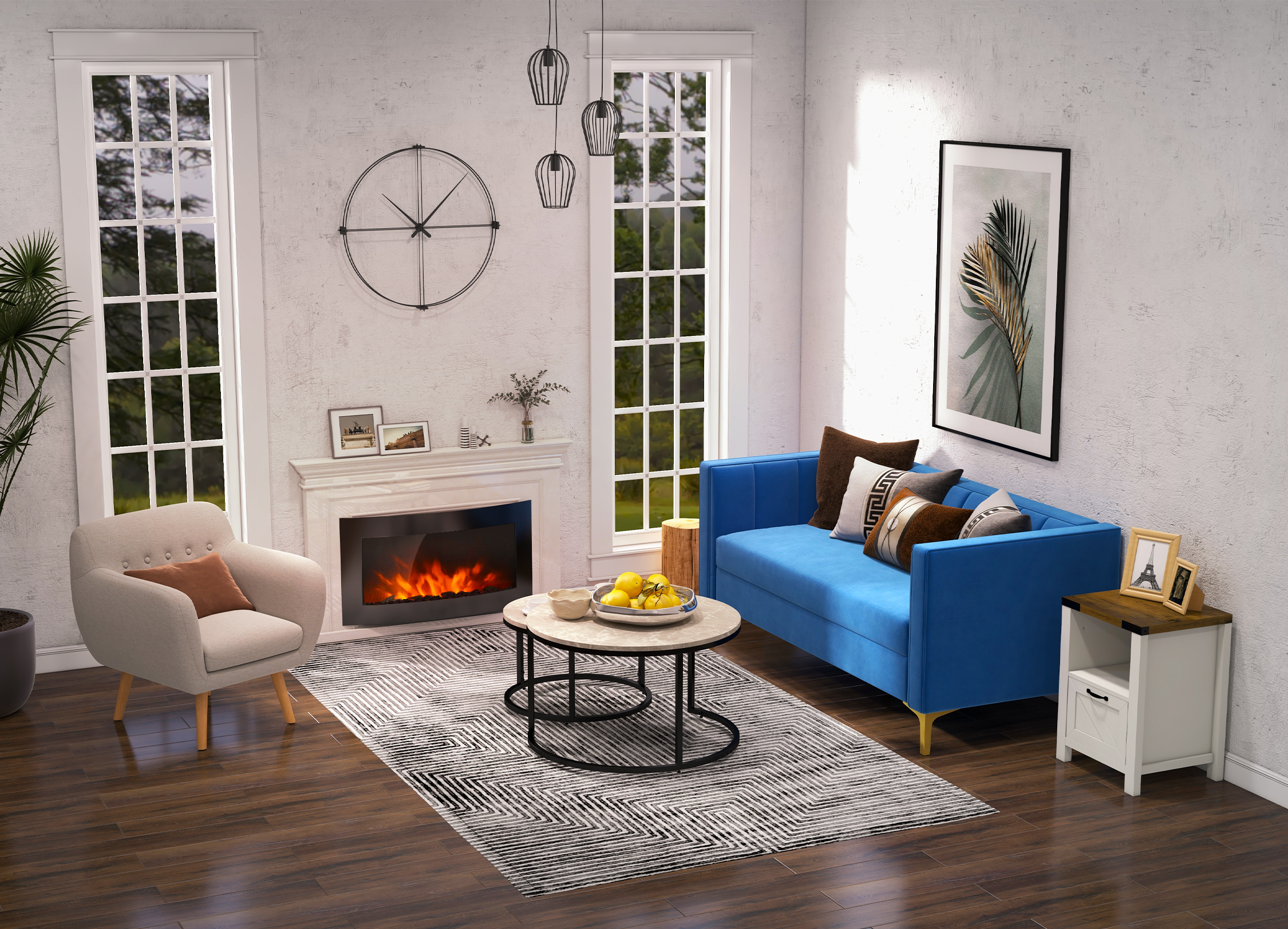 Tout pour un salon convivial et cosy !