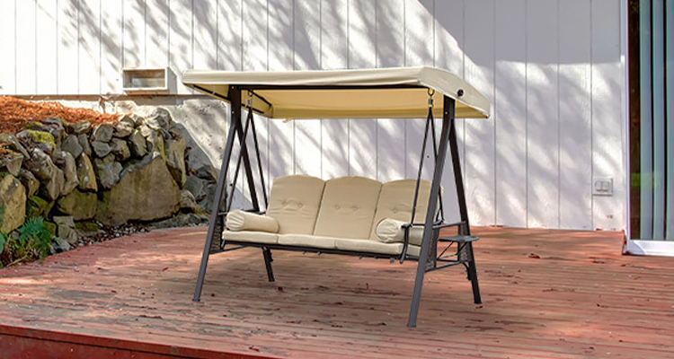 Elégante balancelle de jardin