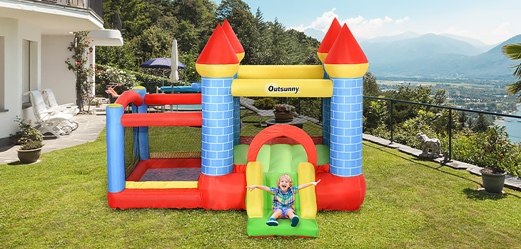 Les châteaux gonflables pour des rebondissements sans fin