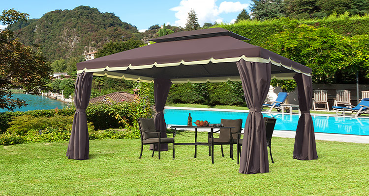 Pavillon extérieur élégant : Confort sur mesure