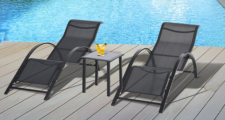 Chaises longues en métal pour l'extérieur : Durabilité inégalée