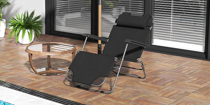 Sérénité en solo : Chaises longues d'extérieur pour une personne