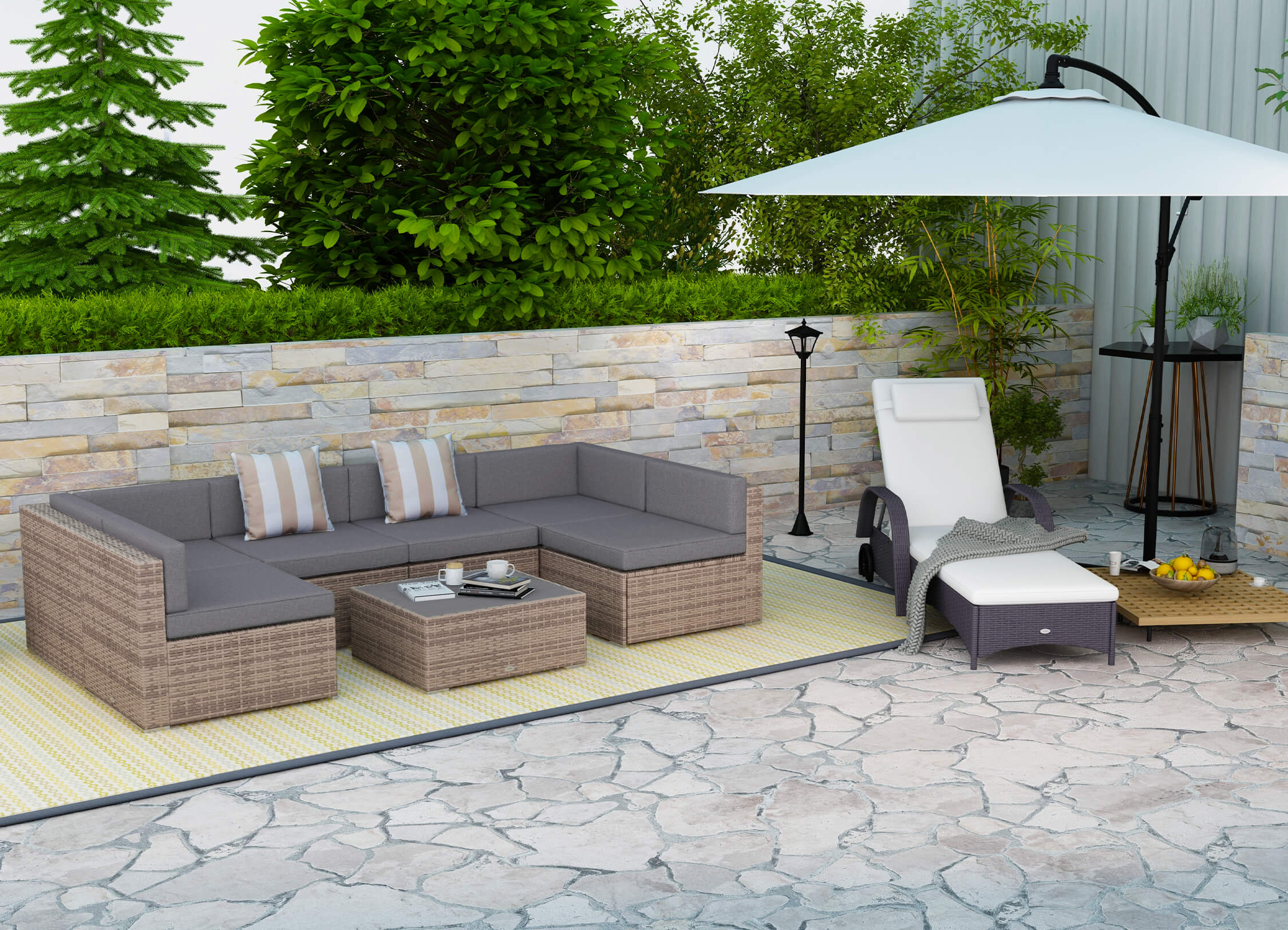 Créez un paradis avec cet ensemble de jardin éléga