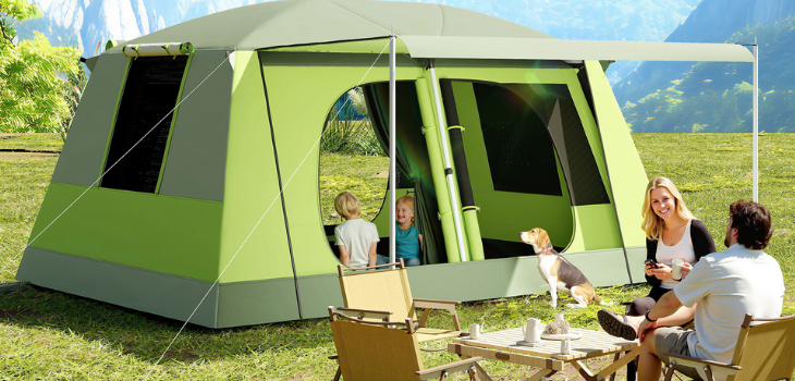 Spacieuse, pratique, prête à camper