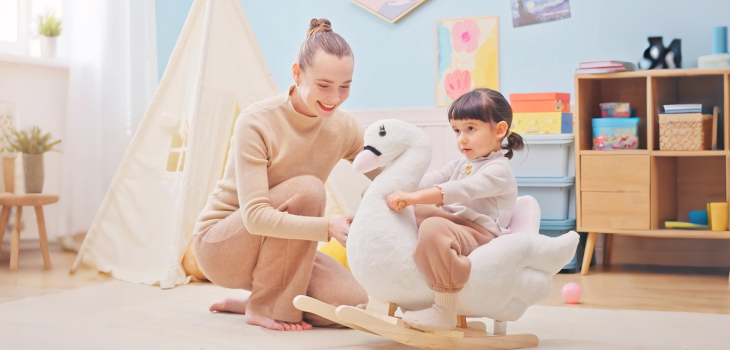 Un doux cygne pour s’amuser
