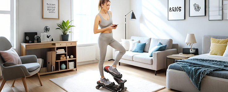 Stepper compact avec suivi LCD.