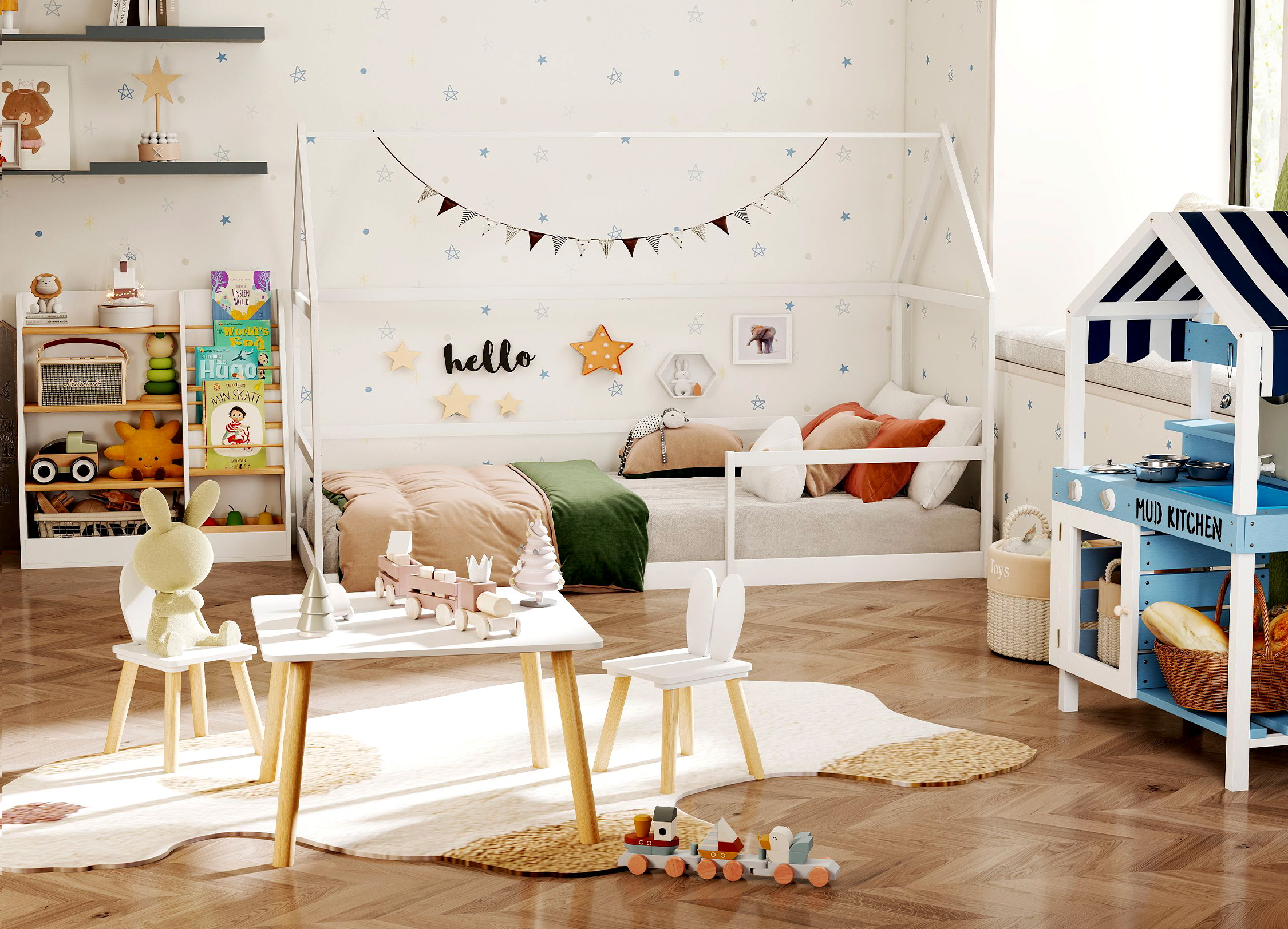 Chambre d'enfant enchantée