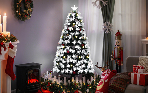 Meilleur choix : Sapin de noël artificiel (avec lumières intégrées)