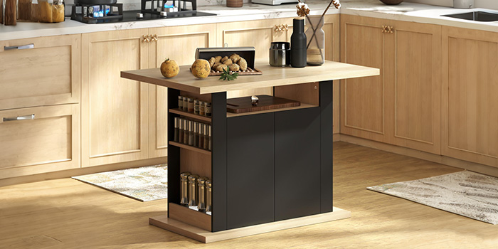 Un îlot compact qui agrandit votre cuisine
