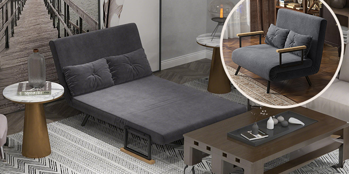 Un canapé-lit pour deux invités