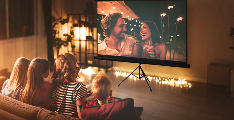 Un écran 100'' pour une immersion totale