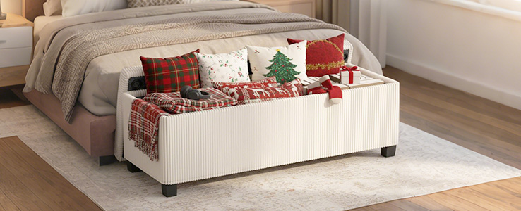 Un rangement discret pour une chambre sereine