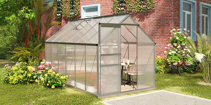 Grande serre rigide : Votre jardin toutes saisons