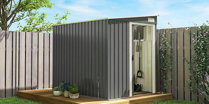 L'abri adossable : une conception compacte pour les espaces étroits