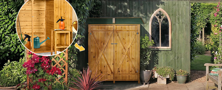 L'organisation simplifiée avec des rayonnages intégrés