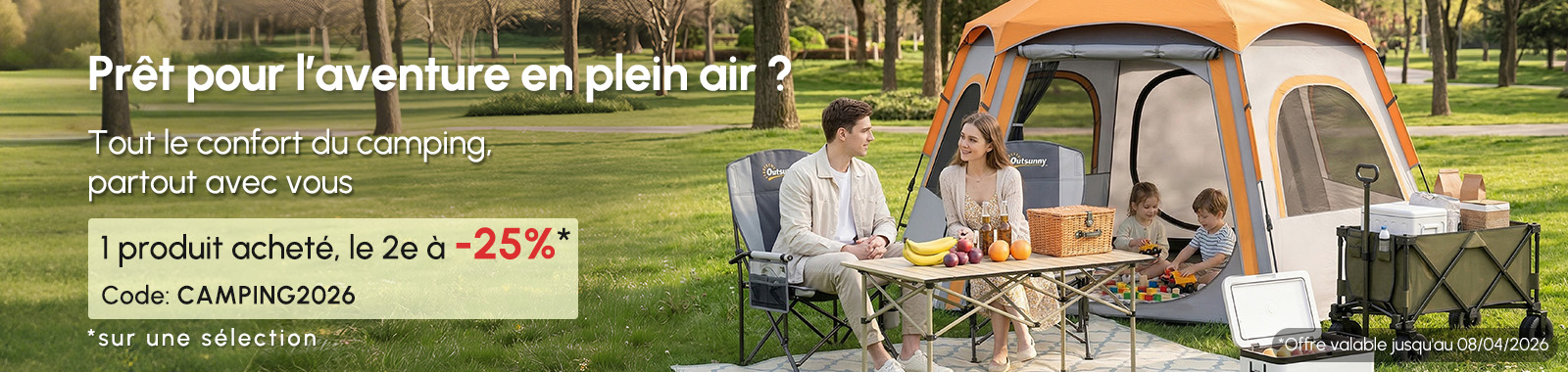 Camping en famille sans stress