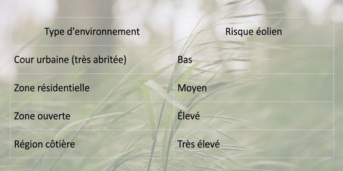La stabilité d'un abri ne dépend pas uniquement de sa propre structure, elle est aussi étroitement liée à son environnement immédiat.