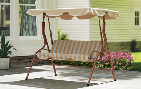 Balancelle avec pare-soleil