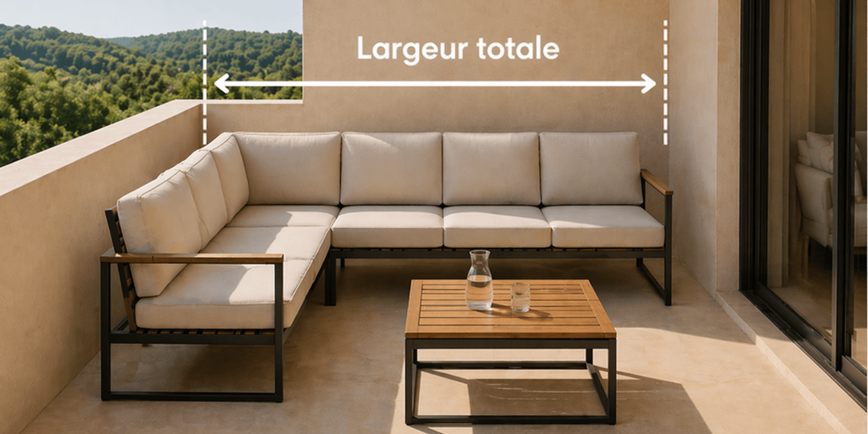 1️⃣La largeur : s'intégrera-t-elle dans votre espace ?