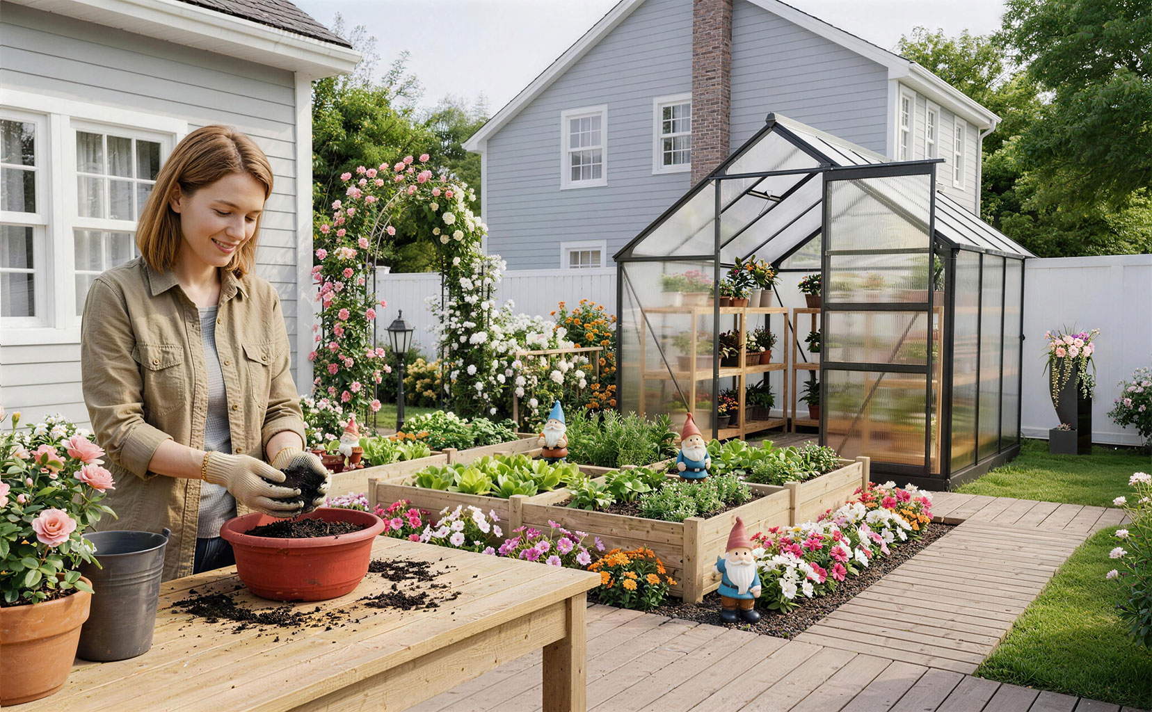 Là où le jardin s’épanouit avec soin