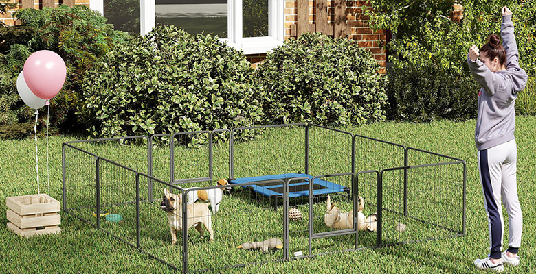 
Enclos extérieur pour chien