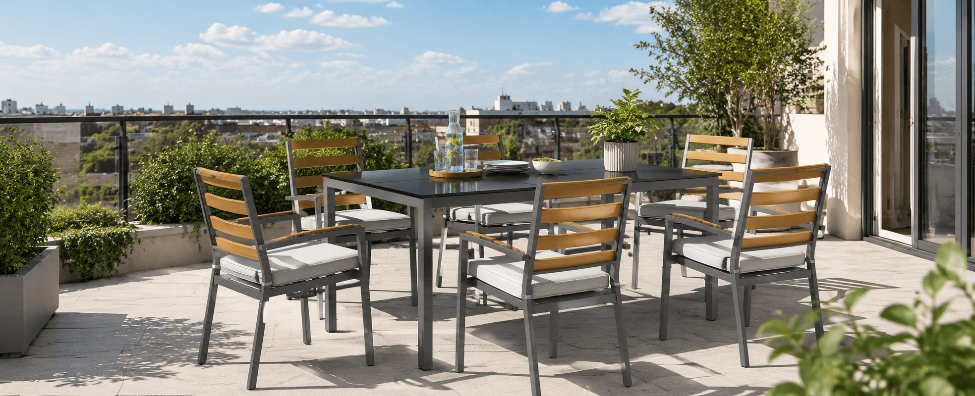 6.1 Offene Terrassen oder Balkone (Sonnenseite)