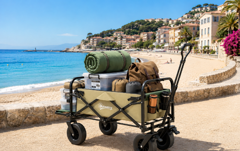 Déplacez votre équipement de plage sans effort
