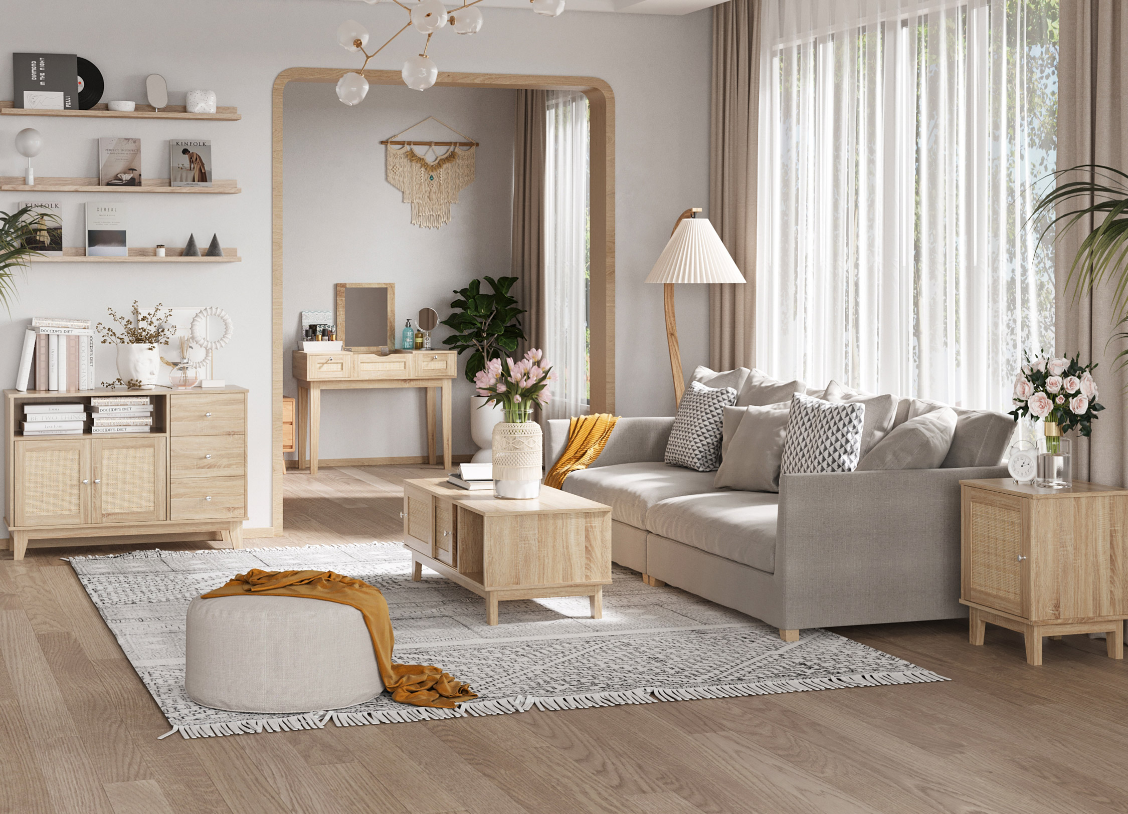 Salón de estilo cannage