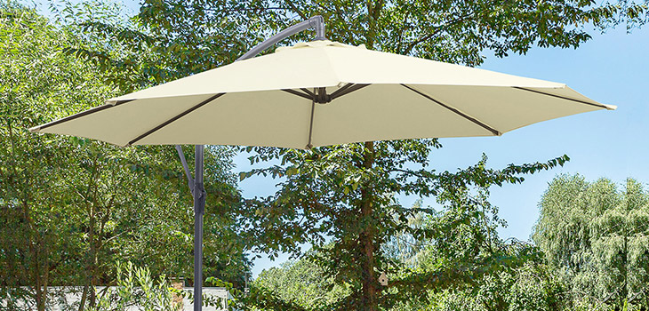 Parasoles excéntricos