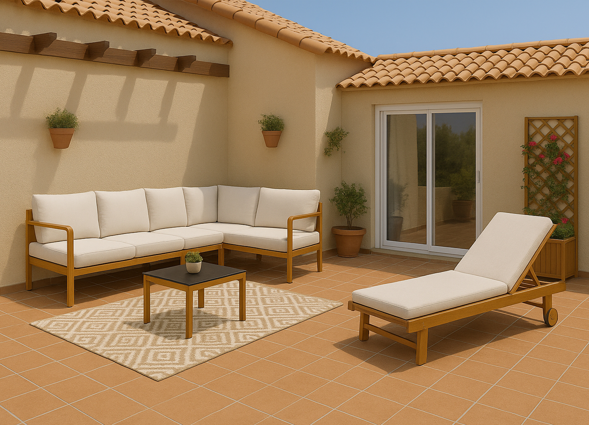 Una terraza para relajarse