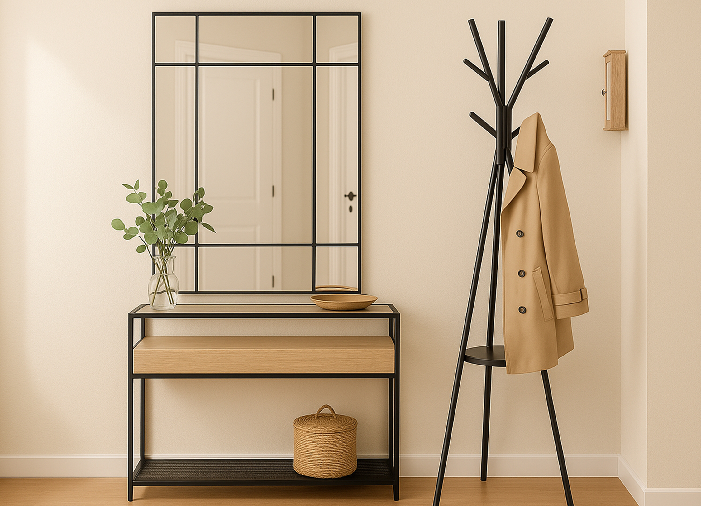 Recibidor minimalista moderno