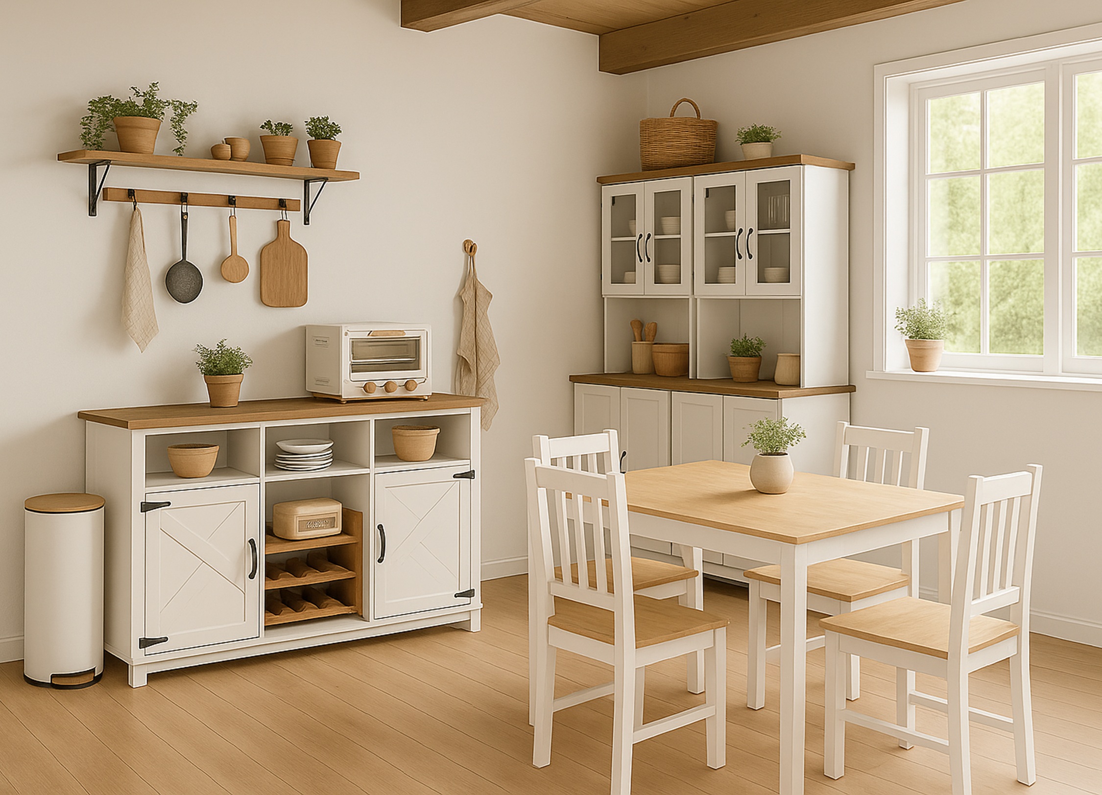 Cocina de estilo casa de campo