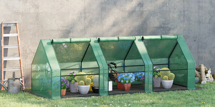 Estufa horizontal pequena