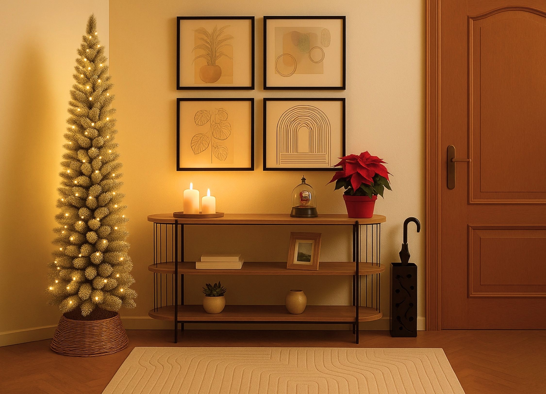 Decoración de Navidad perfecta para espacios peque