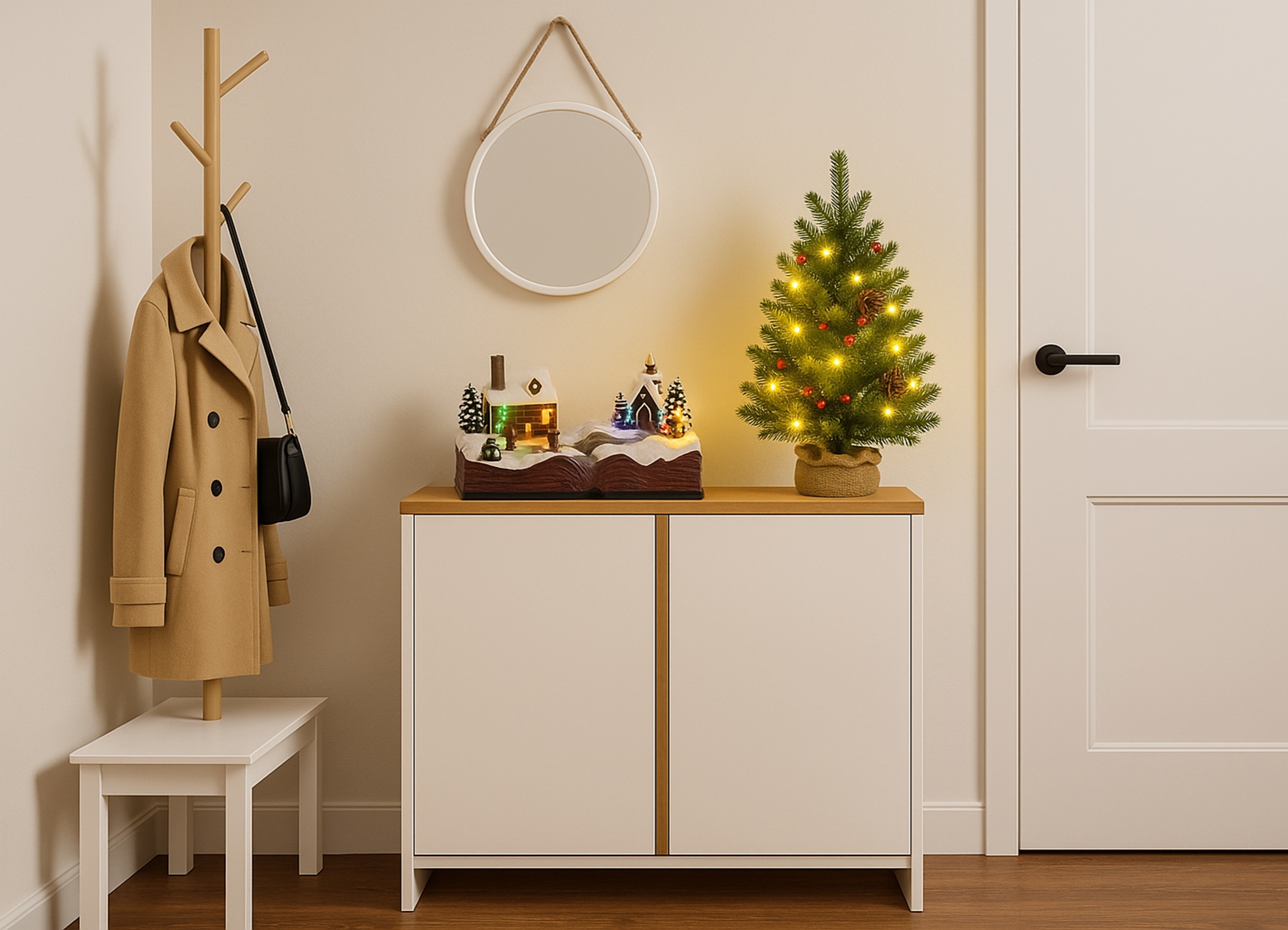 Entradas compactas con espíritu navideño