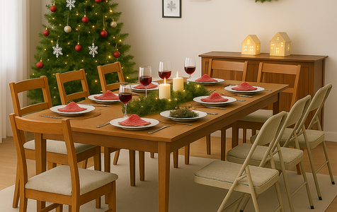 Conjunto de 6 cadeiras dobráveis